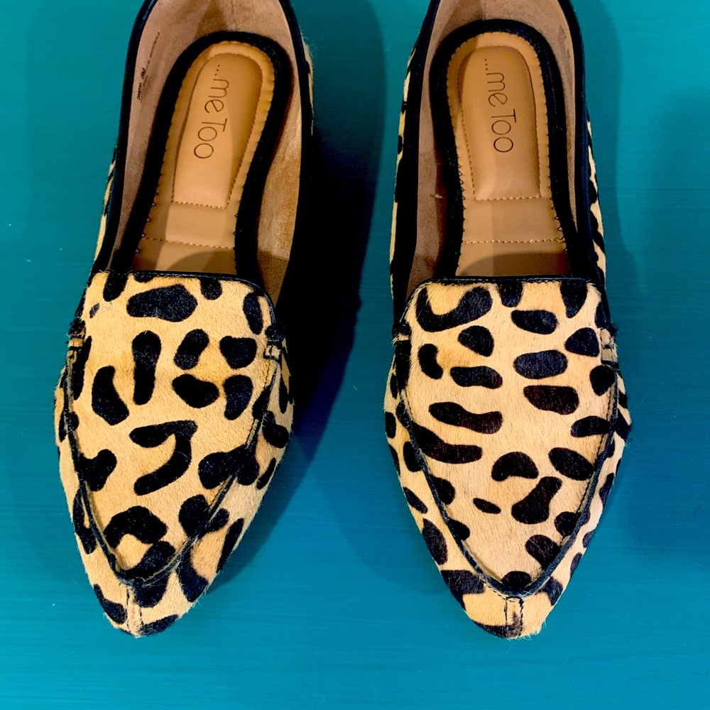 Leap or sprint pointy toe flats